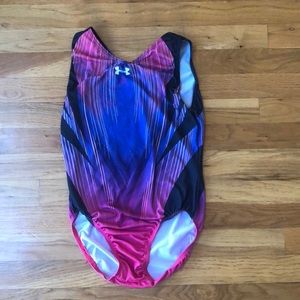 Adult Small Pink and Blue Underarmour Leotard